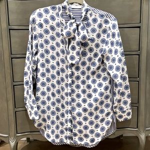 NEW Sandro Patterned Shirt, Size 0/US XS